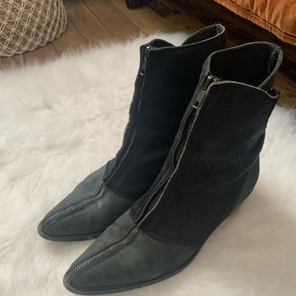 Free People Black Boots - Size 39